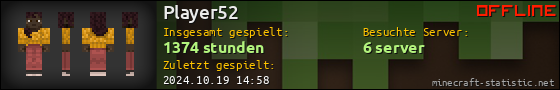 Benutzerleisten 560x90 für Player52