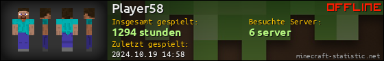 Benutzerleisten 560x90 für Player58