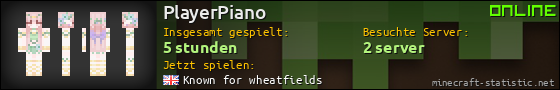 Benutzerleisten 560x90 für PlayerPiano