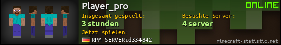 Benutzerleisten 560x90 für Player_pro