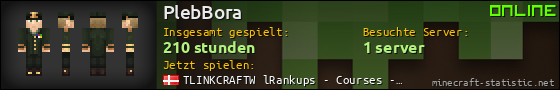 Benutzerleisten 560x90 für PlebBora