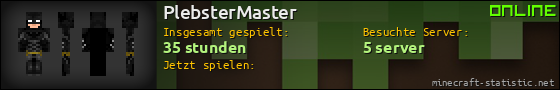 Benutzerleisten 560x90 für PlebsterMaster