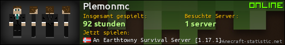 Benutzerleisten 560x90 für Plemonmc