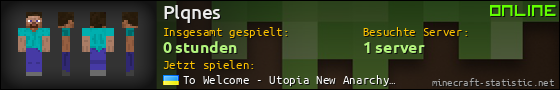 Benutzerleisten 560x90 für Plqnes