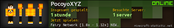 Benutzerleisten 560x90 für PocoyoXYZ