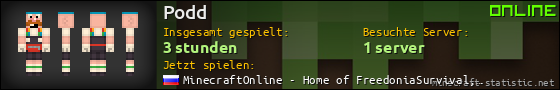 Benutzerleisten 560x90 für Podd