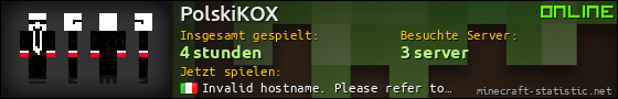 Benutzerleisten 560x90 für PolskiKOX