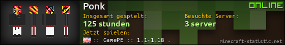 Benutzerleisten 560x90 für Ponk