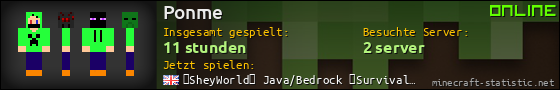 Benutzerleisten 560x90 für Ponme