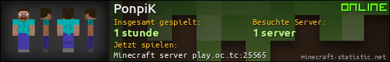 Benutzerleisten 560x90 für PonpiK