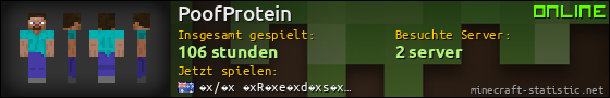 Benutzerleisten 560x90 für PoofProtein