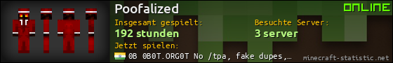Benutzerleisten 560x90 für Poofalized
