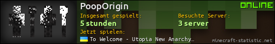 Benutzerleisten 560x90 für PoopOrigin
