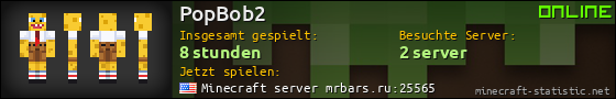 Benutzerleisten 560x90 für PopBob2