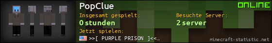 Benutzerleisten 560x90 für PopClue