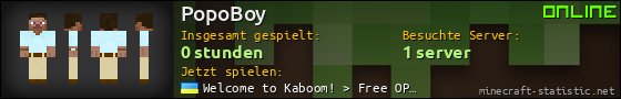 Benutzerleisten 560x90 für PopoBoy