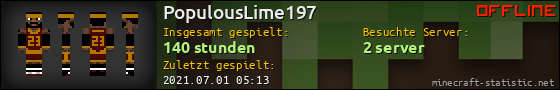 Benutzerleisten 560x90 für PopulousLime197