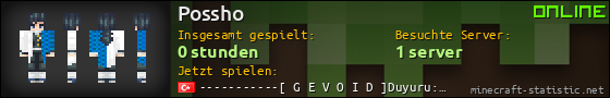 Benutzerleisten 560x90 für Possho