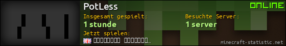 Benutzerleisten 560x90 für PotLess