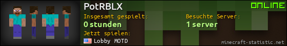 Benutzerleisten 560x90 für PotRBLX