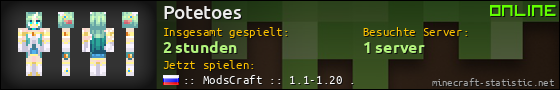 Benutzerleisten 560x90 für Potetoes