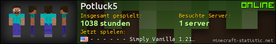 Benutzerleisten 560x90 für Potluck5