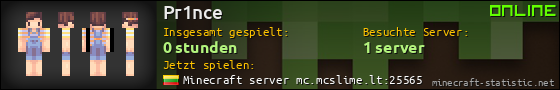 Benutzerleisten 560x90 für Pr1nce
