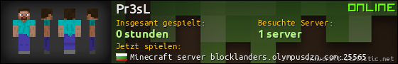 Benutzerleisten 560x90 für Pr3sL