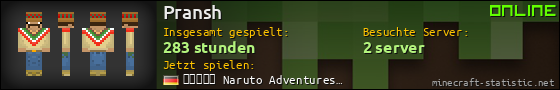 Benutzerleisten 560x90 für Pransh