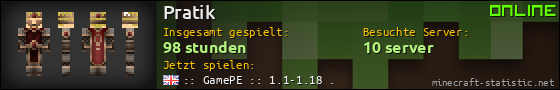 Benutzerleisten 560x90 für Pratik