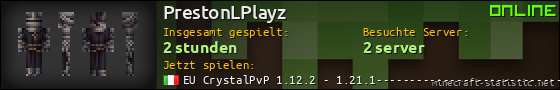 Benutzerleisten 560x90 für PrestonLPlayz