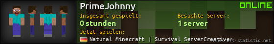 Benutzerleisten 560x90 für PrimeJohnny