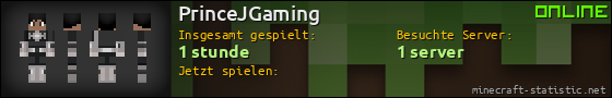 Benutzerleisten 560x90 für PrinceJGaming