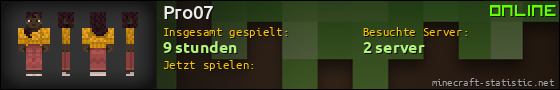 Benutzerleisten 560x90 für Pro07