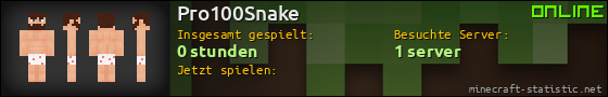 Benutzerleisten 560x90 für Pro100Snake