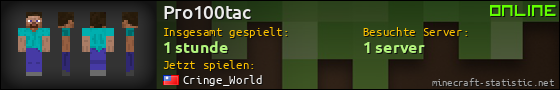 Benutzerleisten 560x90 für Pro100tac