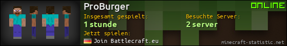 Benutzerleisten 560x90 für ProBurger