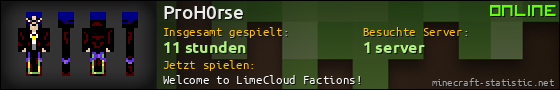 Benutzerleisten 560x90 für ProH0rse