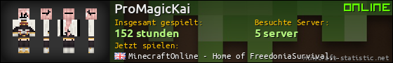 Benutzerleisten 560x90 für ProMagicKai