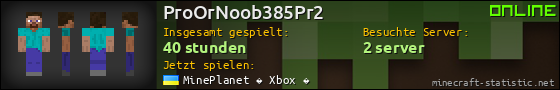 Benutzerleisten 560x90 für ProOrNoob385Pr2