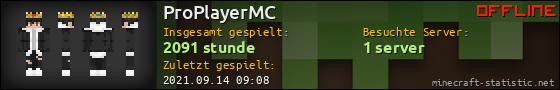 Benutzerleisten 560x90 für ProPlayerMC