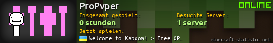 Benutzerleisten 560x90 für ProPvper