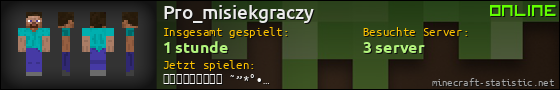 Benutzerleisten 560x90 für Pro_misiekgraczy