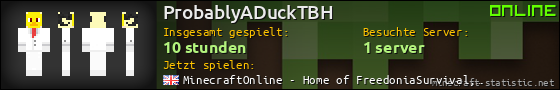 Benutzerleisten 560x90 für ProbablyADuckTBH