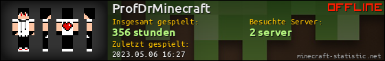 Benutzerleisten 560x90 für ProfDrMinecraft