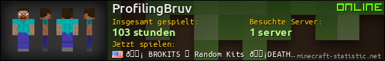 Benutzerleisten 560x90 für ProfilingBruv