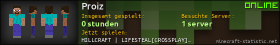 Benutzerleisten 560x90 für Proiz