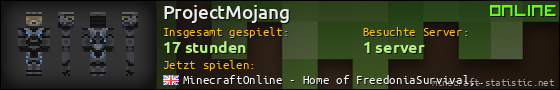 Benutzerleisten 560x90 für ProjectMojang