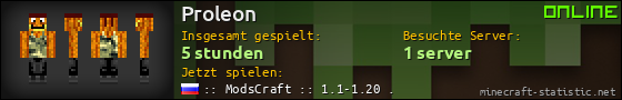 Benutzerleisten 560x90 für Proleon