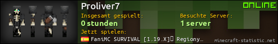 Benutzerleisten 560x90 für Proliver7